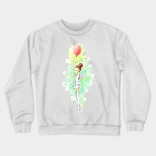 Balloon Girl Crewneck Sweatshirt